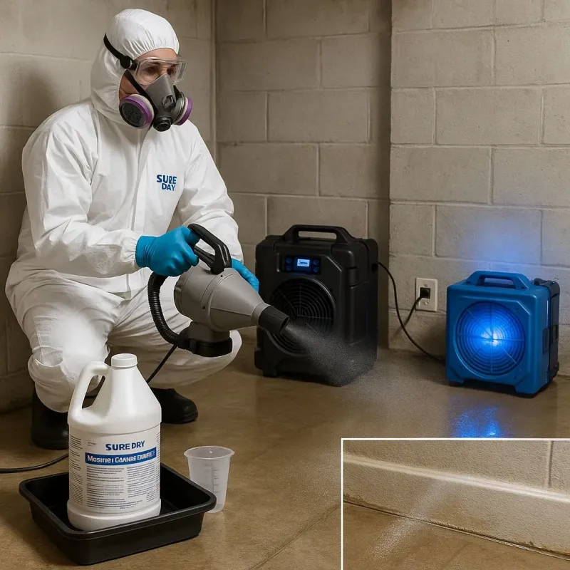 Sanitization and Odor Removal process in Woodbury, MN