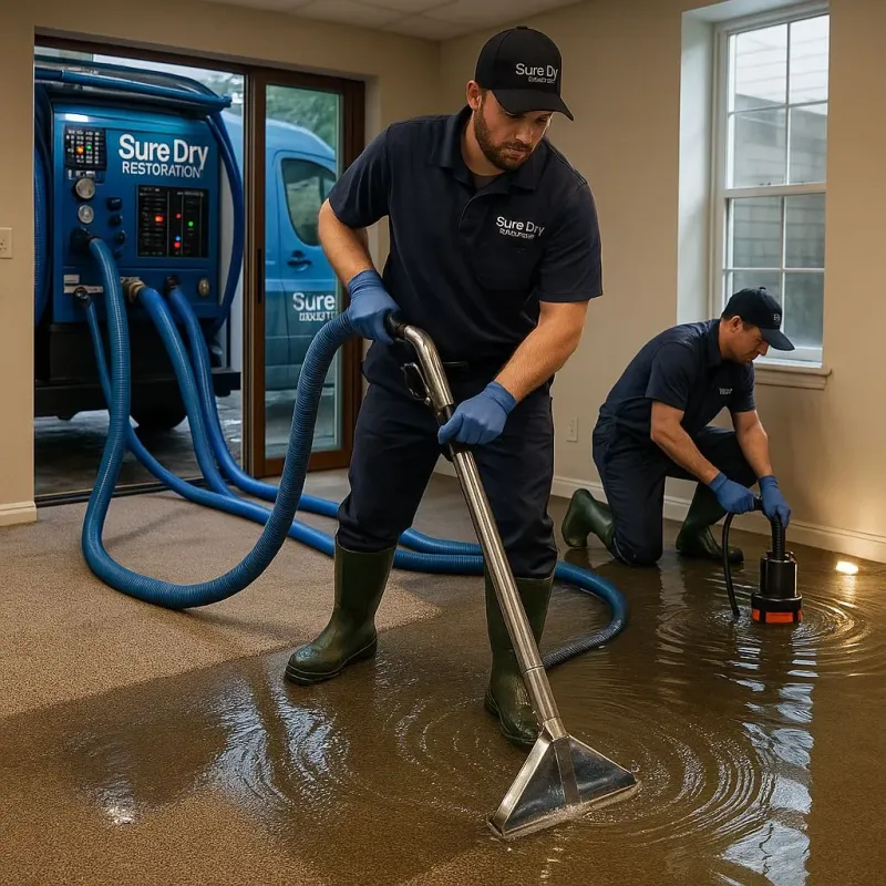 Water Extraction and Removal process in Woodbury, MN